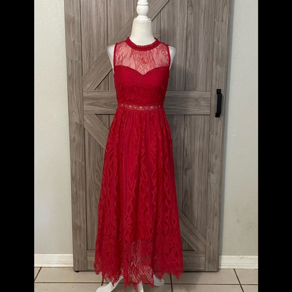 NWT Foxiedox small Primrose sleeveless midi dress